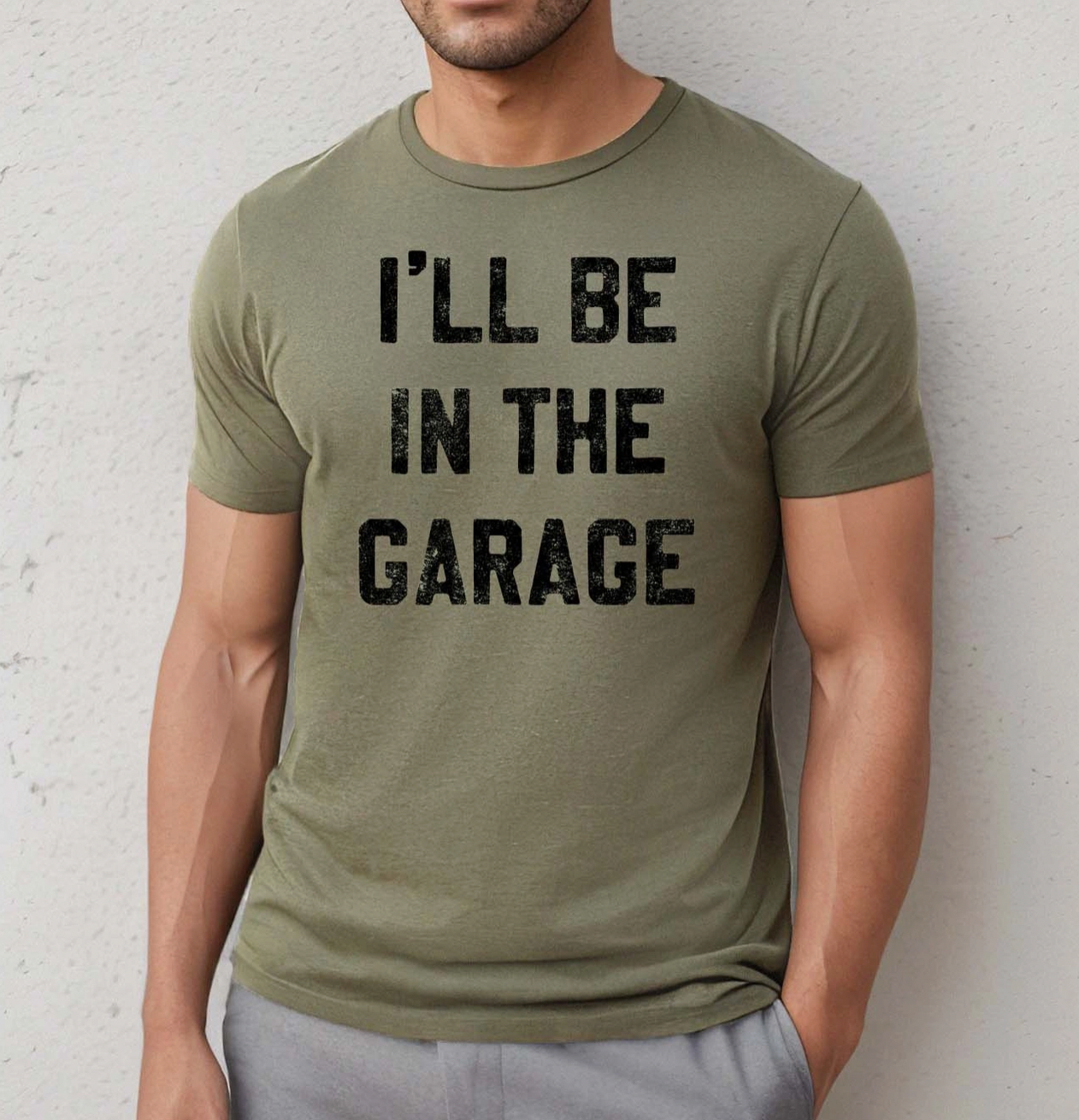 I'll Be in the Garage Men's Shirt, Father's Day Shirt, Tee